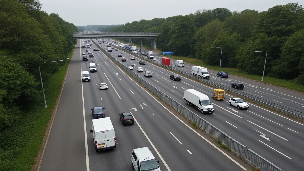 Nine-vehicle crash on M56 paralyzes northwest England motorways during rush hour